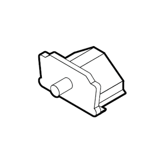 35520086 / Bottom Rail End Plug, Camel color