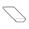 50909xxx / 50mm / 2″ Beveled Bottom Rail