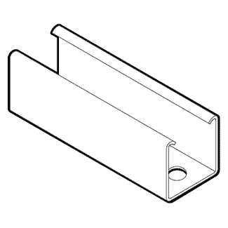 25404060 / Head Rail, Milk Chocolate color