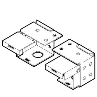 25414086 / Installation Brackets, L & R, Camel color