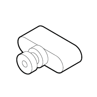 25560000 / Bottom Rail End Cap