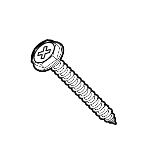 25781000 / 1″ Hex Drive Screw