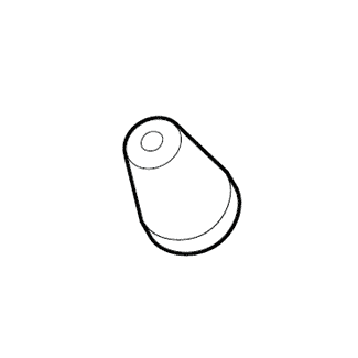 35700112 / Tassel, Alabaster color