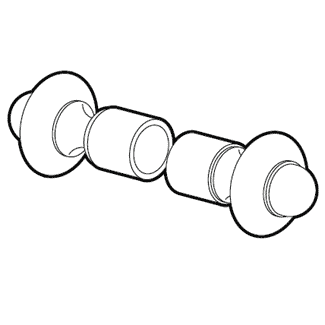 40111001 / Finial, White color