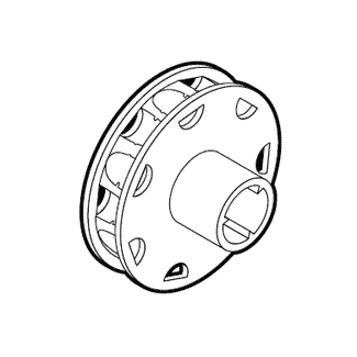 60211002 / Sprocket #6, Ivory color
