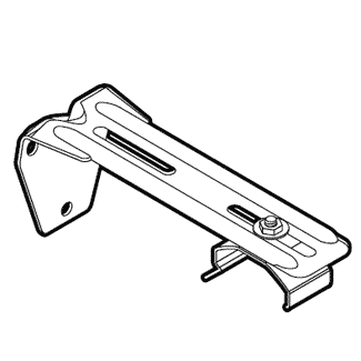60607400 / 4" Adjustable Vertical Bracket