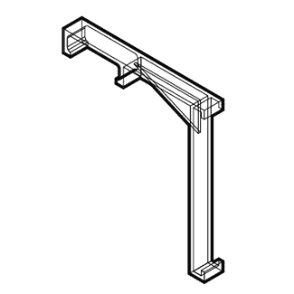 60801100 / Valance Clip for Channel Panel